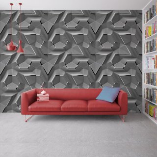 Geometric 3D Effect Wallpaper FD-018-2