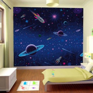 Kids Room Planets Wall Poster