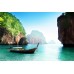 A Boat on the Island of Samui in Thailand Wall Poster