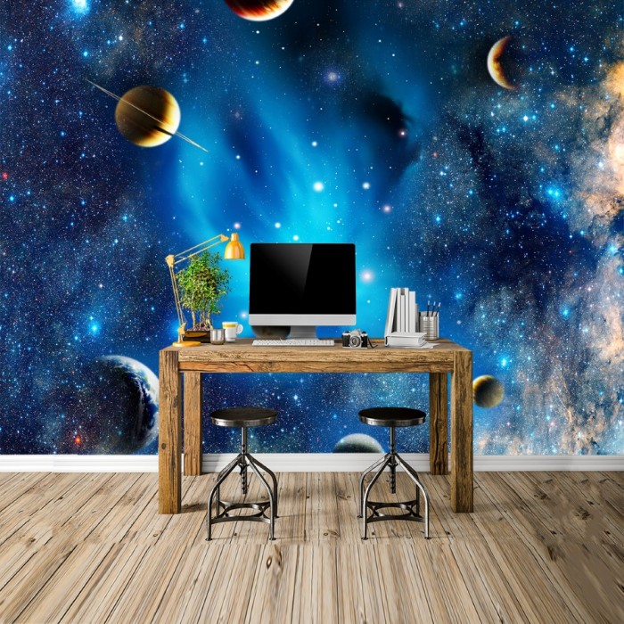 Planets 3D Wall Poster